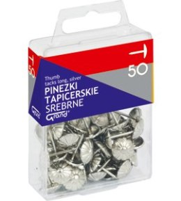 Pinezki srebrne tapicerskie 50szt 110-1483 GRAND Grand