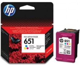 Tusz HP 651 (C2P11AE) kolor 300str Hewlett-Packard