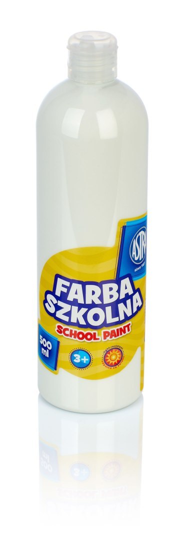 Farba szkolna Astra 500 ml - biała, 83410904 Astra