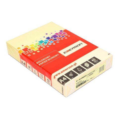 Papier xero A4 80g kanarkowy xem408003 EMERSON Emerson