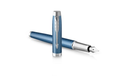 Pióro wieczne (M) PARKER IM PREMIUM BLUE GREY CT 2143654, giftbox PARKER Parker