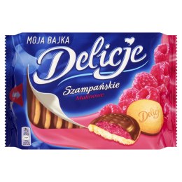 Ciastka DELICJE Szampańskie malina 294g Wedel