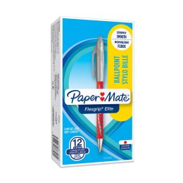 Długopis automatyczny FLEXGRIP ELITE 1.4mm czerwony PAPER MATE S0768280 Paper Mate