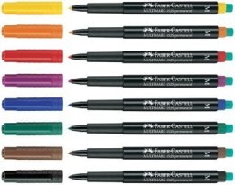 Foliopis z gumką OHP MULTIMARK M 1.0 czarny 10szt 152599 FABER-CASTELL Faber-Castell