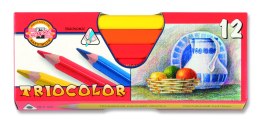 Kredki TRIOCOLOR 3152 12kol. * JUMBO KOH-I-NOOR (X) Koh-i-noor