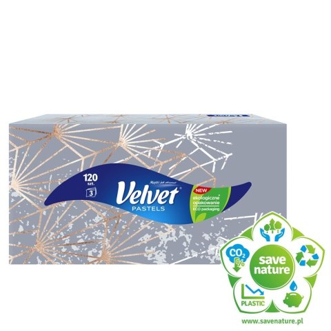 Chusteczki VELVET PASTELS (120sztuk) VELVET Velvet