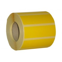 Etykieta rola DOTTS 60x40 (4 rolek) termiczna żółta nawój 1000szt. Dotts