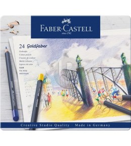 Kredki GOLDFABER 24kol.op.metal. 114724 FC Faber-Castell