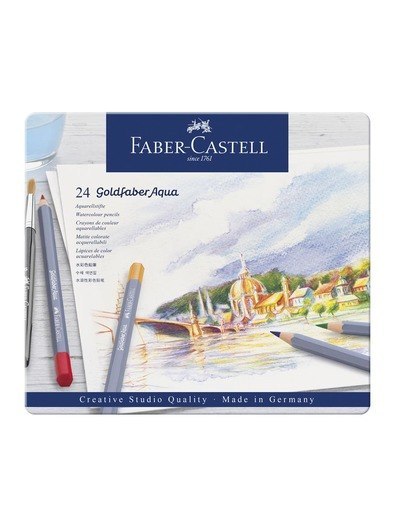 Kredki akwa.GOLDFABER aqua 24kol.op.metal. 114624 FC Faber-Castell