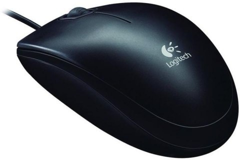 Mysz przewodowa LOGITECH B100 USB czarna 910-003357 Logitech