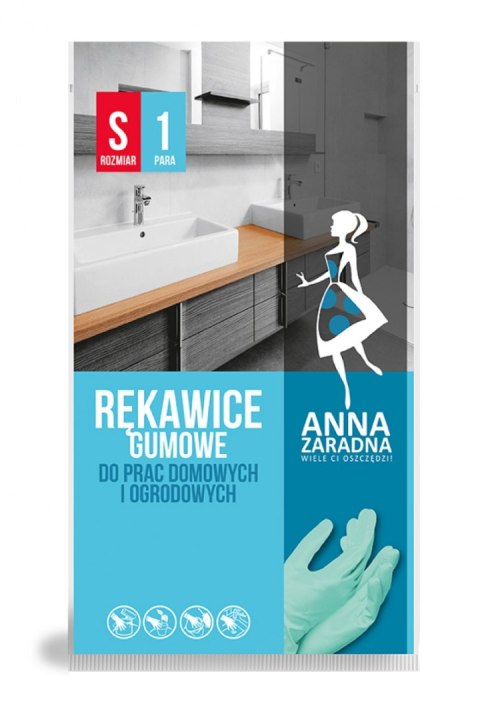 Rękawice gumowe S ANNA ZARADNA R-0745 Anna Zaradna