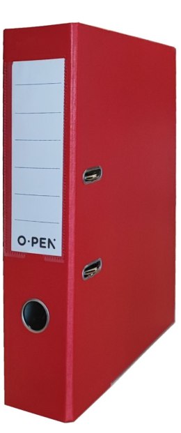 Segregator A4 50mm czerwony CLICK&GO (oprawa+mechanizm, zestaw do samodzielnego złożenia) Open