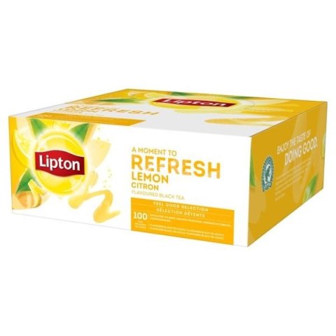 Herbata LIPTON CLASSIC LEMON czarna 100kopert Lipton