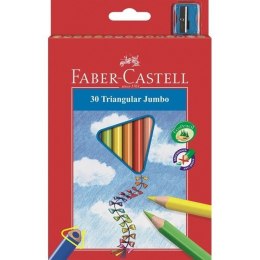 Kredki trójkątne FABER-CASTELL Junior Grip 30 kolorów 116530 FC Faber-Castell