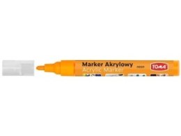 Marker akrylowy, fibrowa końcówka okrągła 2-5mm, pomarańczowy metalic TO-402 Toma Toma