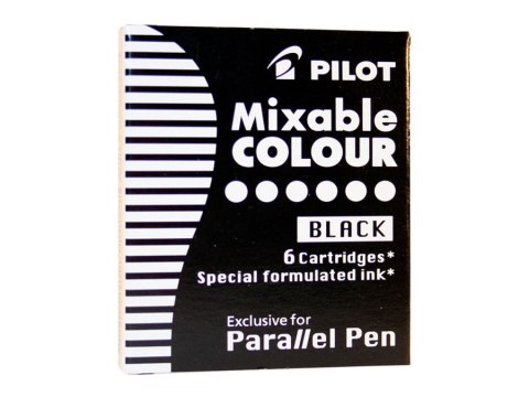 Naboje PARALLEL czarne IC-P3-S6-B PILOT Pilot