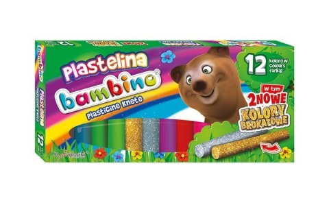 Plastelina BAMBINO 12 kolorów St.Majewski Bambino