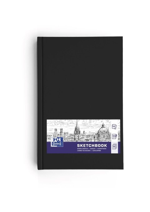 Szkicownik SKETCHBOOK szyty A5 96k 100g czarny 400152622 OXFORD Oxford