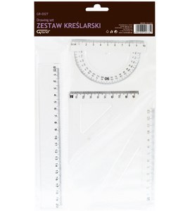 Zestaw geometryczny GR-032T, przezroczysty GRAND 130-1602 Grand