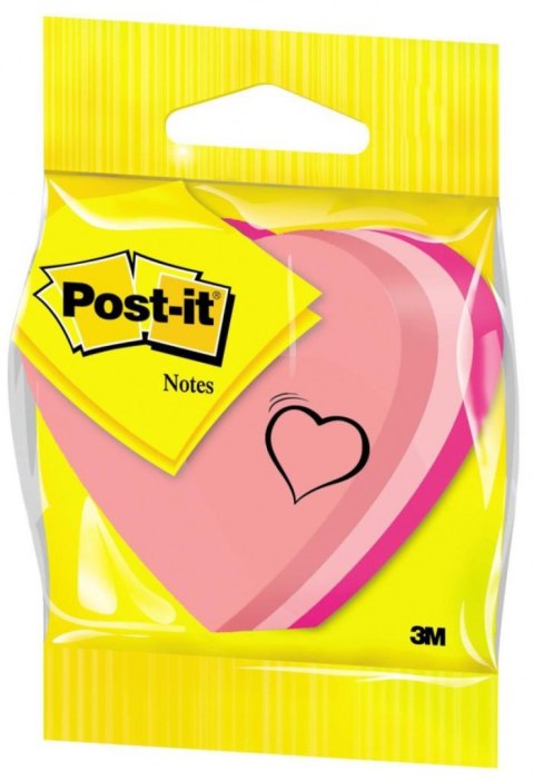 Bloczek 3M POST-IT SERCE neonowe 2007H 225k FT510076563 Post-It 3M