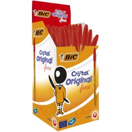 Długopis BIC Cristal Original Fine czerwony, 872720 Bic