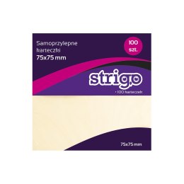 Karteczki samoprz.75x75 100k.pastelowe SSN003 Strigo