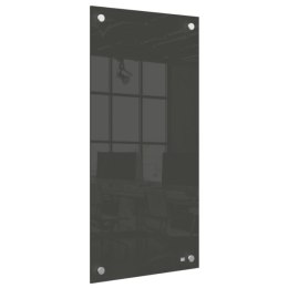 Mała podłużna szklana tablica suchościeralna Nobo Home 300x600mm, czarna 1915609 Nobo