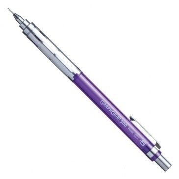 Ołówek automatyczny Pentel 0,5 mm GRAPHGEAR 300 transparentny fioletowy PG315-TVX Pentel