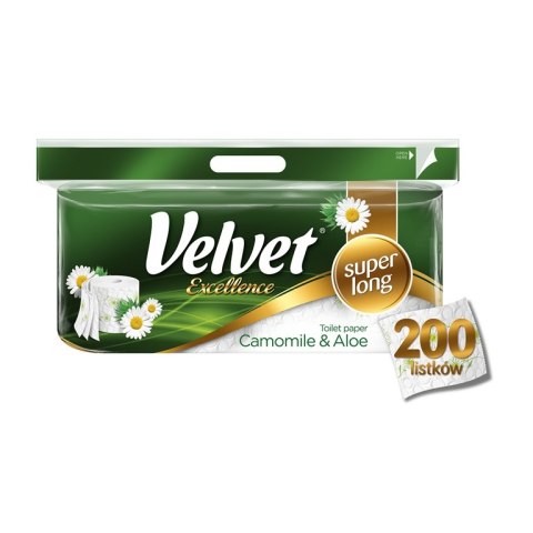 Papier toaletowy VELVET Excellence a8 rumiankowy(8) VELVET Velvet