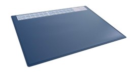 Podkład na biurko 650x500 mm z kalendarzem i przezroczystą nakładką PP Durable granatowy 722307 Durable