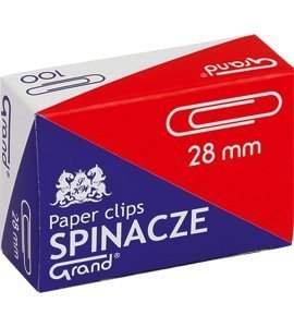 Spinacz R-28 mm GRAND 10op x 100sztuk 110-1381 Grand