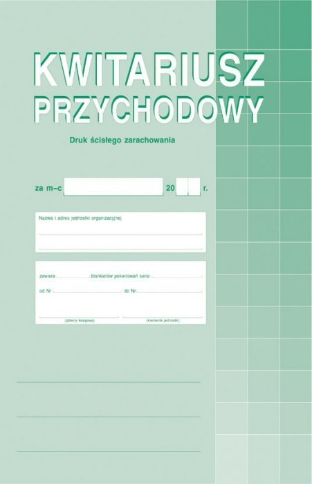 400-1 Kwitariusz przychodowy A4 30 kartek MICHALCZYK I PROKOP Michalczyk i Prokop