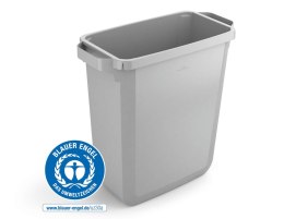 Kosz na śmieci DURABIN_ ECO 60L prostokątny srebrny 1800503050 Durable