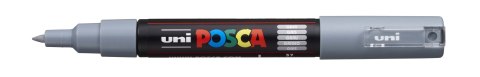 Marker z tuszem pigmentowym PC-1M szary POSCA UNPC1M/DSZ Posca
