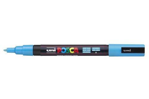 Marker z tuszem pigmentowym PC-3M błękitny POSCA UNPC3M/DBL Posca
