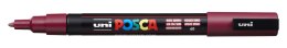 Marker z tuszem pigmentowym PC-3M ciemno-czerwony POSCA UNPC3M/DCCE Posca