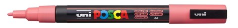Marker z tuszem pigmentowym PC-3M pastelowy koralowy POSCA UNPC3M/DPKO Posca
