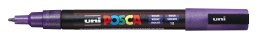 Marker z tuszem pigmentowym PC-3ML brokatowy fioletowy POSCA UNPC3ML/DFI Posca