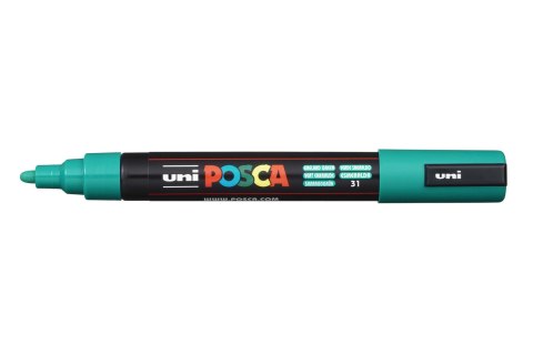 Marker z tuszem pigmentowym PC-5M szmaragdowy POSCA UNPC5M/DSZM Posca