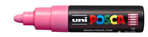 Marker z tuszem pigmentowym PC-7M różowy POSCA UNPC7M/6RO Posca