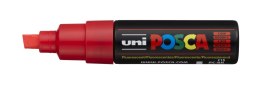 Marker z tuszem pigmentowym PC-8K czerwony POSCA UNPC8K/6CE Posca