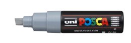 Marker z tuszem pigmentowym PC-8K szary POSCA UNPC8K/6SZ Posca