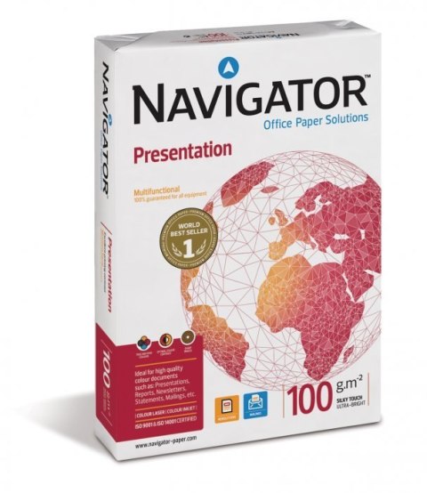 Papier xero A4 100g NAVIGATOR Presentation 500ark. Navigator