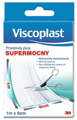 Plaster do cięcia VISCOPLAST Uniwersalny, PRESTOVIS PLUS, SUPERMOCNY, 6cmx1m Viscoplast 3M