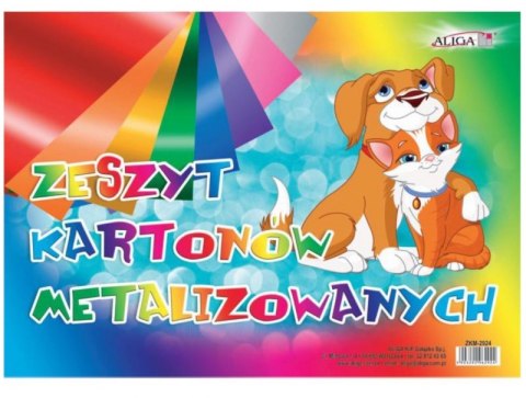 Zeszyt papierów metalic B4 ZKM-2924 ALIGA Aliga