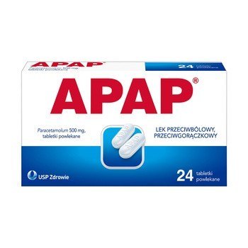 APAP, Paracetamol 500 mg, 24 tabletki Pronto