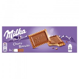 Ciastka MILKA CHOCO BISCUIT herbatniki z czekoladą mleczną z mleka alpejskiego 150g Milka