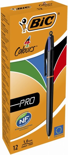 Długopis BIC 4 Colours Grip PRO mix AST, 8922931 Bic