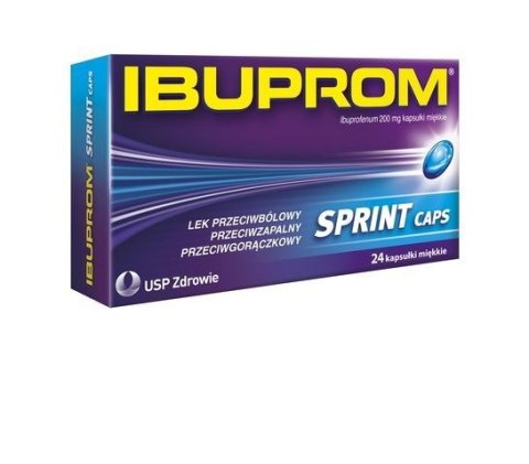 IBUPROM SPRINT CAPS, 24 kaps. Pronto