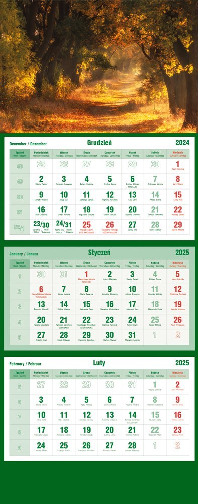 Kalendarz trójdzielny 2024 Alpy Michalczyk i Prokop T-105T-03 Michalczyk i Prokop